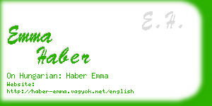 emma haber business card